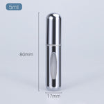 5ml Perfume Atomizer Portable Liquid Container For Cosmetics Mini Aluminum Spray Alcochol Empty Bottle  Refillable For Traveling