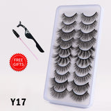 5/10Pairs 3D Mink Lashes Natural Eyelashes Dramatic False Eyelashes Faux Cils Makeup Wholesale Fake Eyelash Extension maquiagem