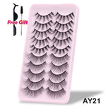 5/10Pairs 3D Mink Lashes Natural Eyelashes Dramatic False Eyelashes Faux Cils Makeup Wholesale Fake Eyelash Extension maquiagem