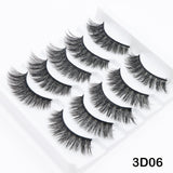 5/10Pairs 3D Mink Lashes Natural Eyelashes Dramatic False Eyelashes Faux Cils Makeup Wholesale Fake Eyelash Extension maquiagem