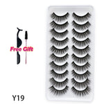 5/10Pairs 3D Mink Lashes Natural Eyelashes Dramatic False Eyelashes Faux Cils Makeup Wholesale Fake Eyelash Extension maquiagem