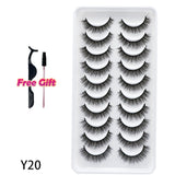 5/10Pairs 3D Mink Lashes Natural Eyelashes Dramatic False Eyelashes Faux Cils Makeup Wholesale Fake Eyelash Extension maquiagem